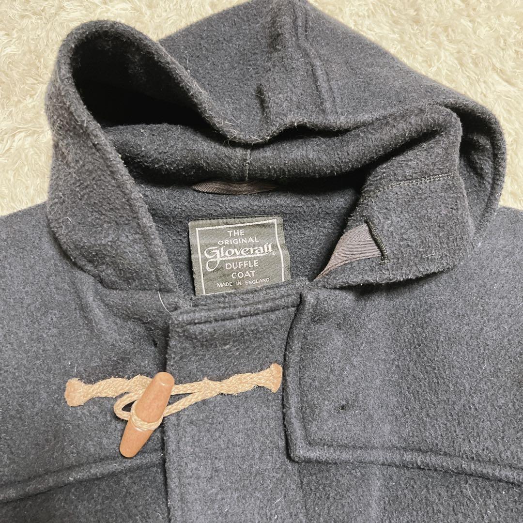 【美品⭐︎】 グローバーオール ダッフルコート ロング ネイビー Lサイズ