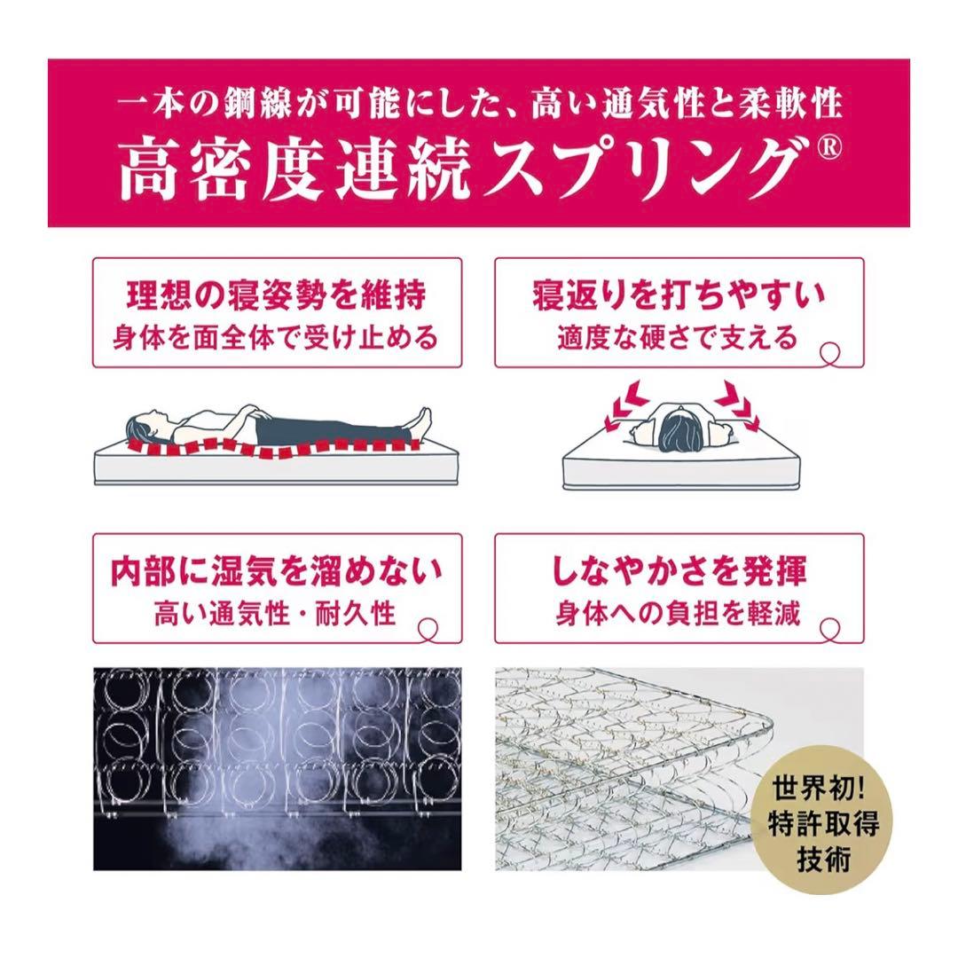 フランスベッド / TW-100 α マットレス ダブル