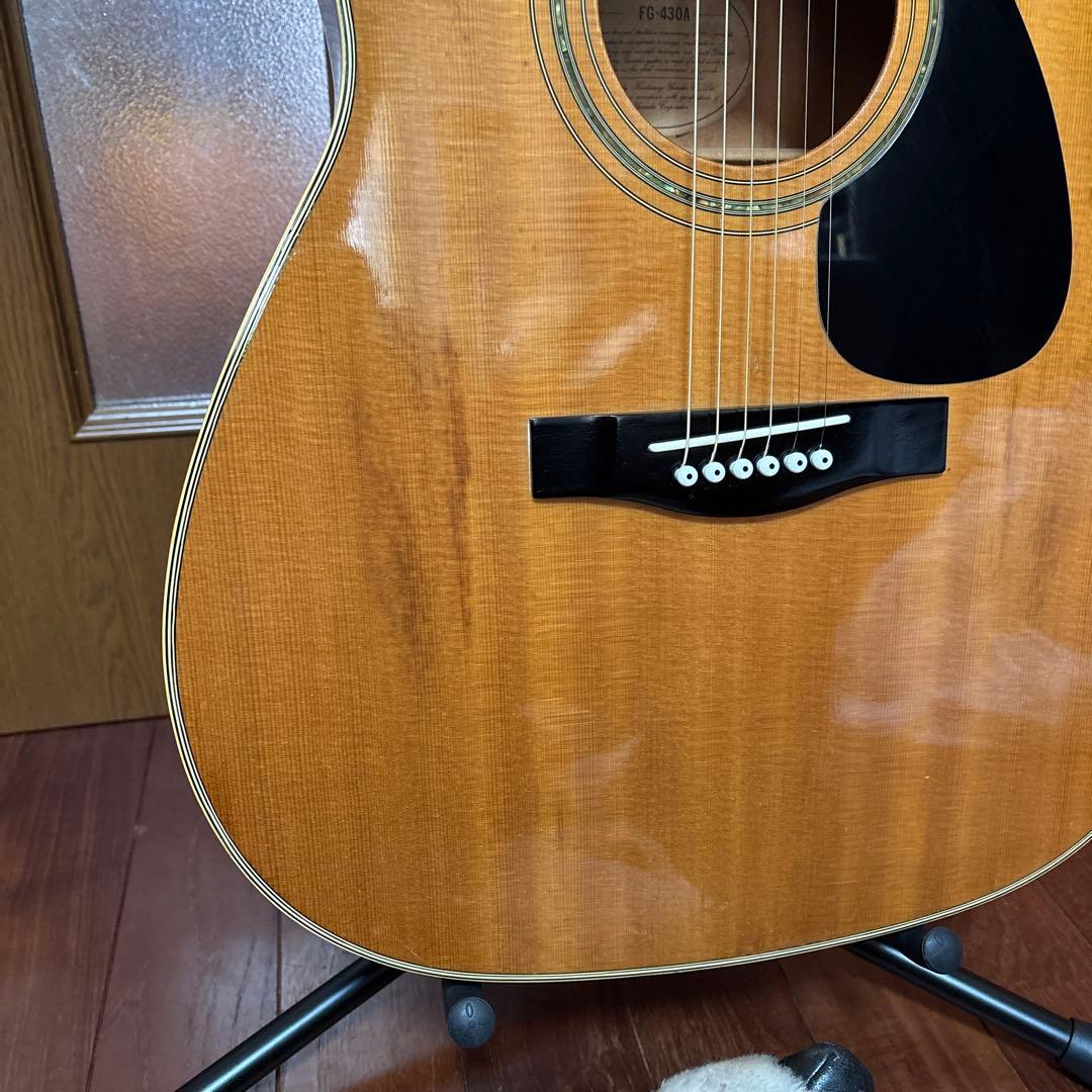 YAMAHA FG430A 90年代ビンテージ　新品弦　新品ブリッジピン　値下げ