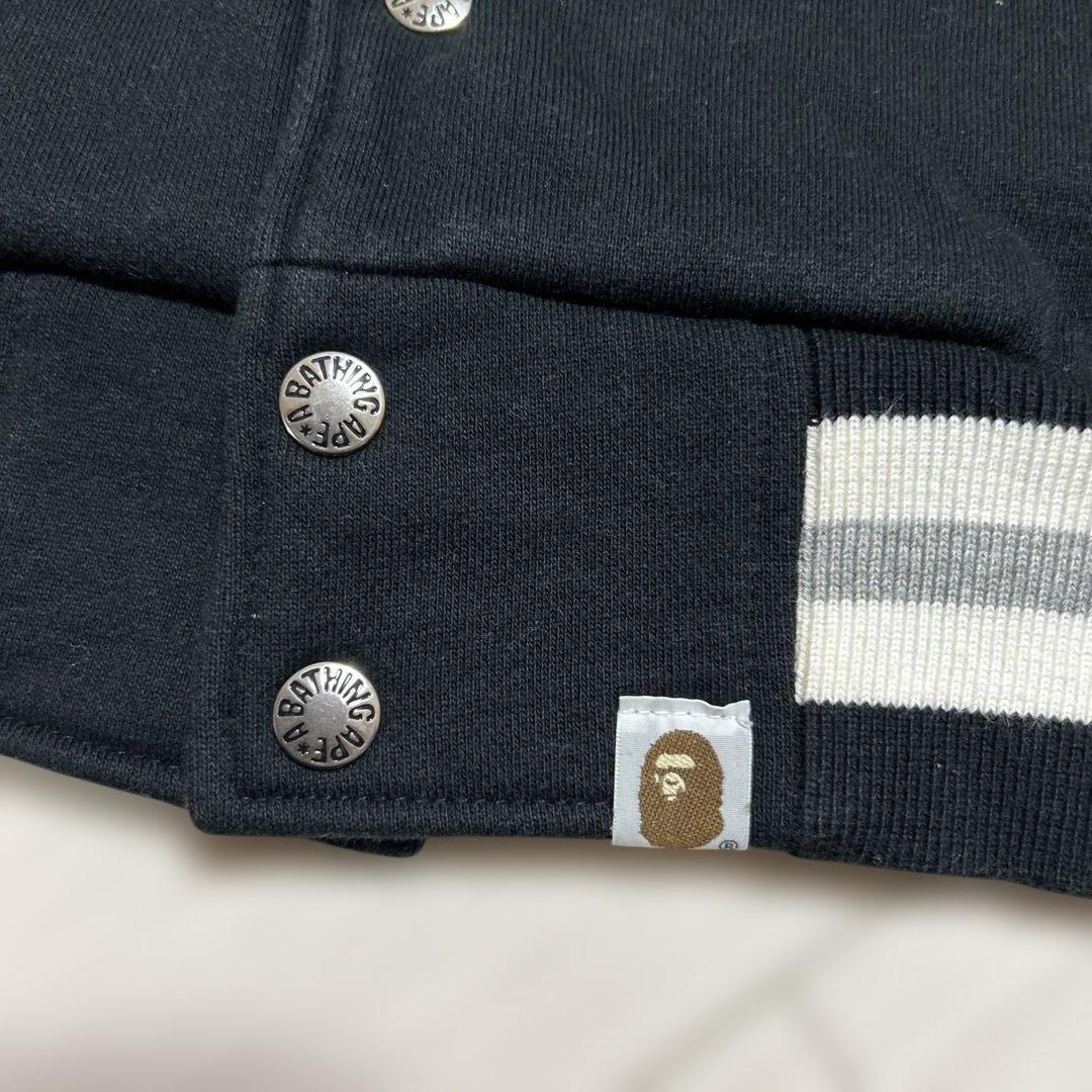 A Bathing Ape スタジャン ブラック/ホワイト