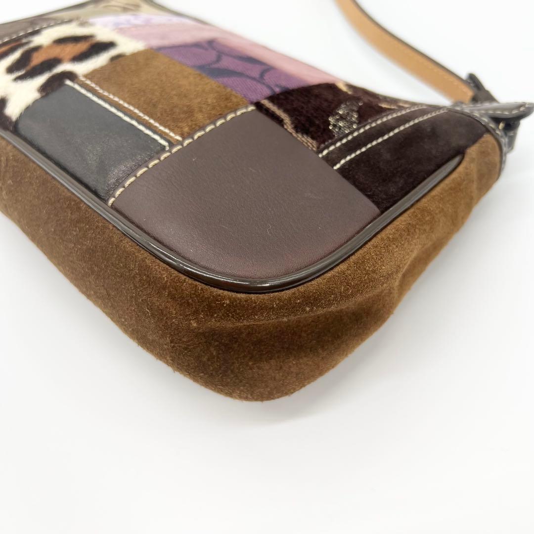 バッグ Coach 7071 Patchwork Accessory pouch y2k
