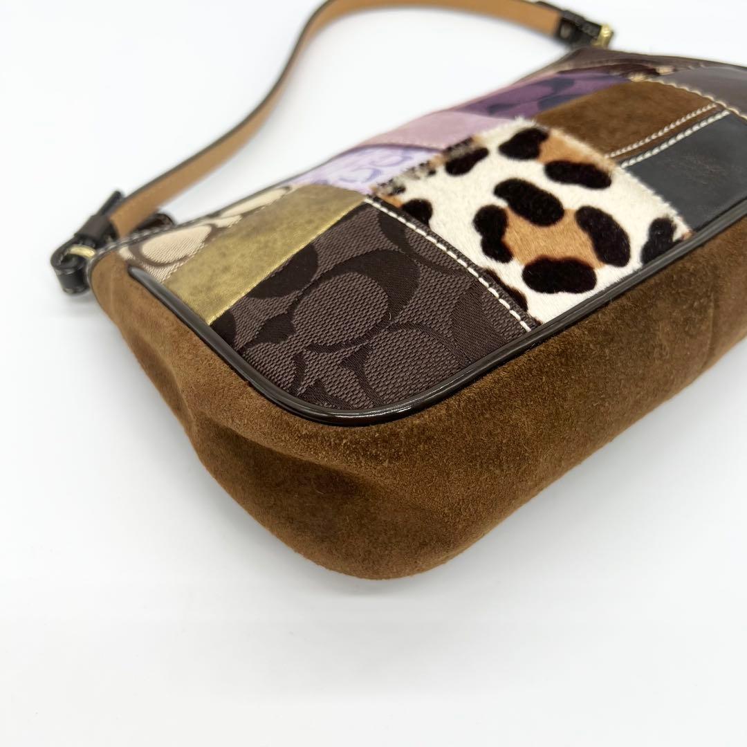 バッグ Coach 7071 Patchwork Accessory pouch y2k