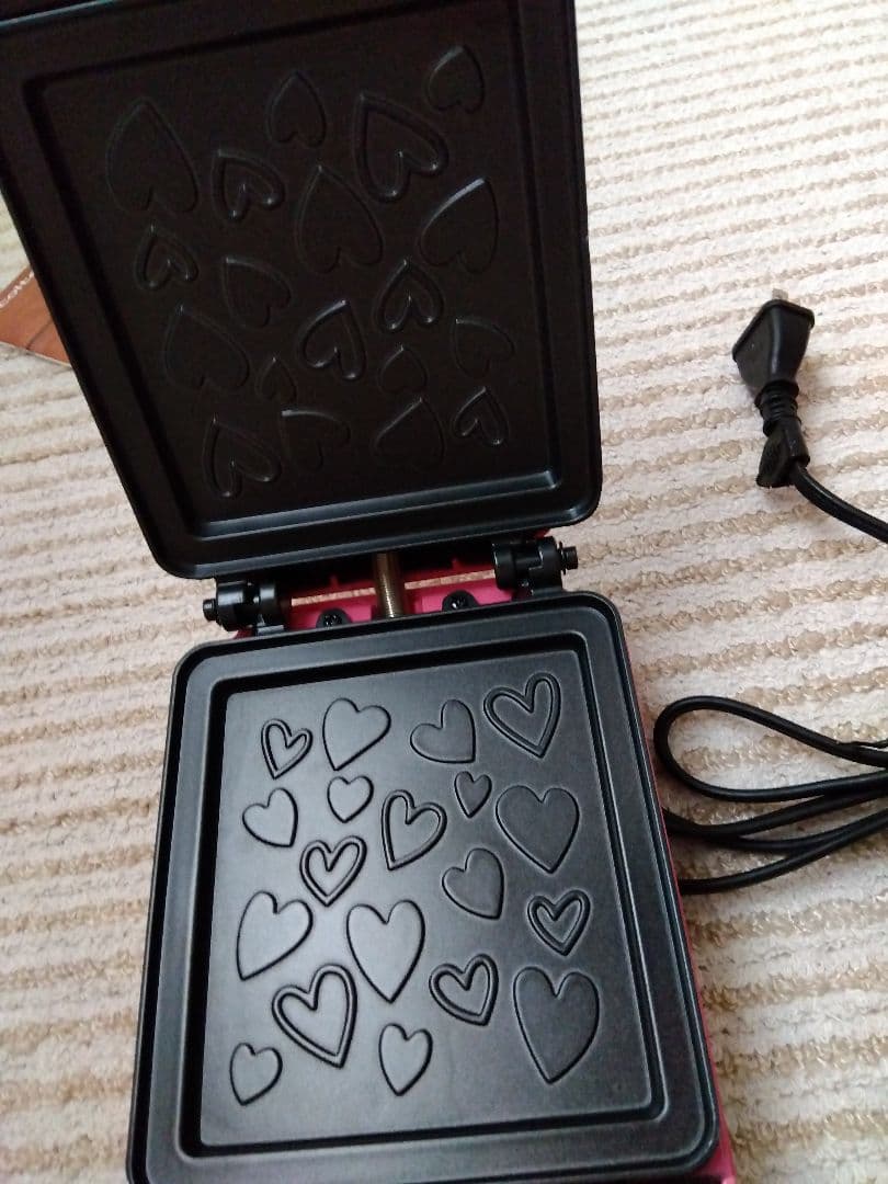 レコルト ホットサンドメーカー　ハート　リミテッドバージョン