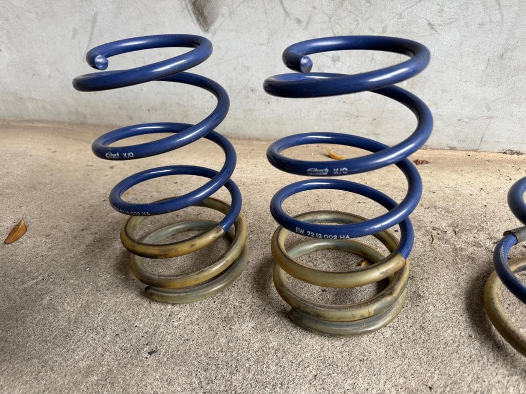 【Boxster/Cayman】Eibach X/Q ローダウンスプリング