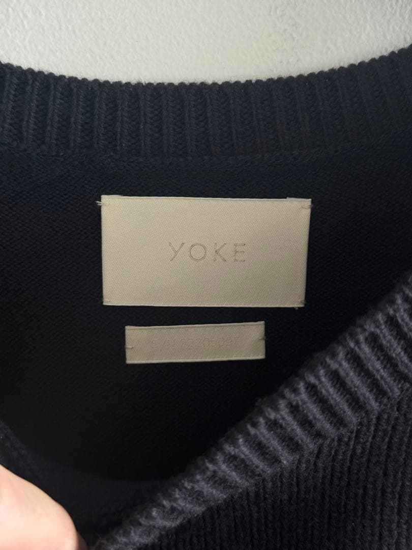 トップス YOKE Broken Crewneck Sweater