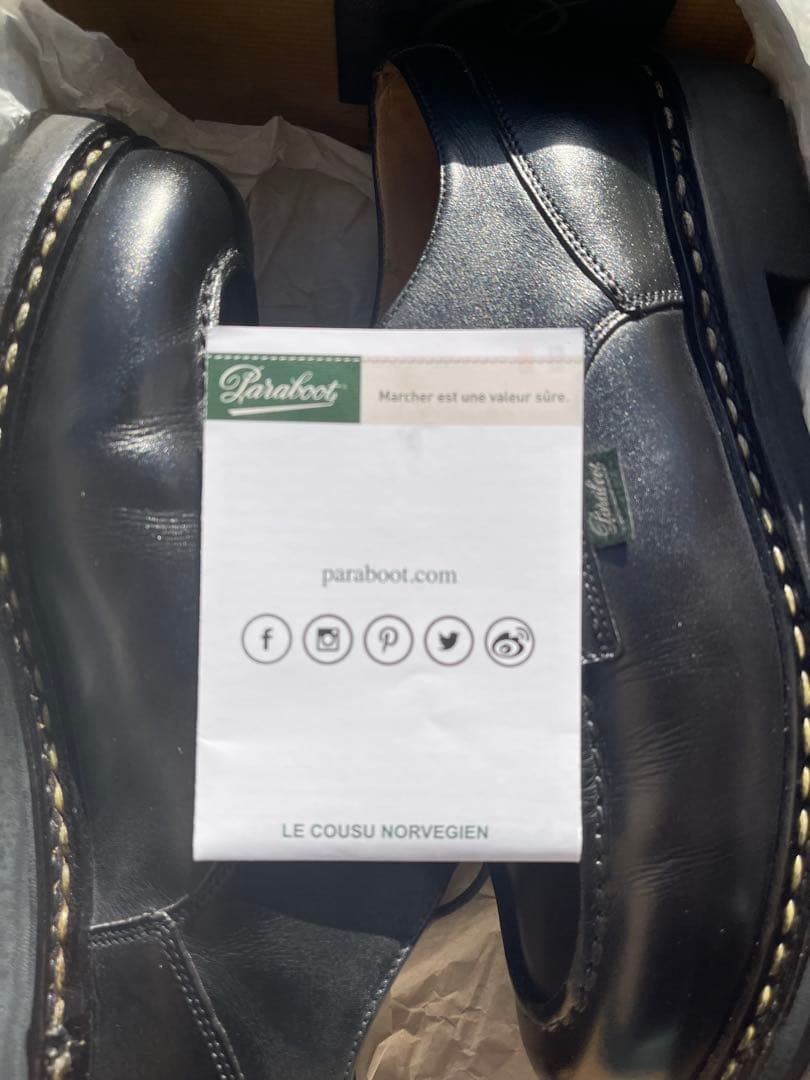 Paraboot CHAMBORD 7 Black パラブーツ シャンボード