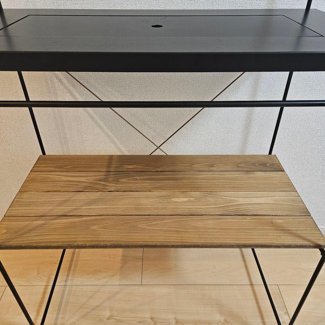 アイアン工房　キッチンテーブル+スノーピーク　マルチパーパストートバッグ　セット