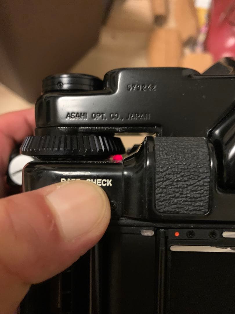 PENTAX 67 レンズ105mm木製グリップ付