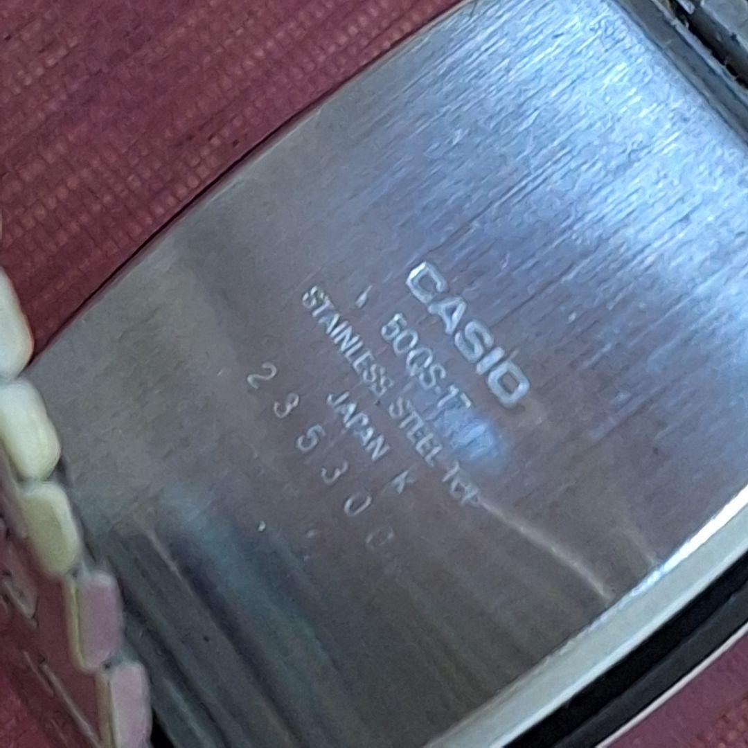 CASIO 50QS-17 デジタル腕時計 クォーツ式 シルバー