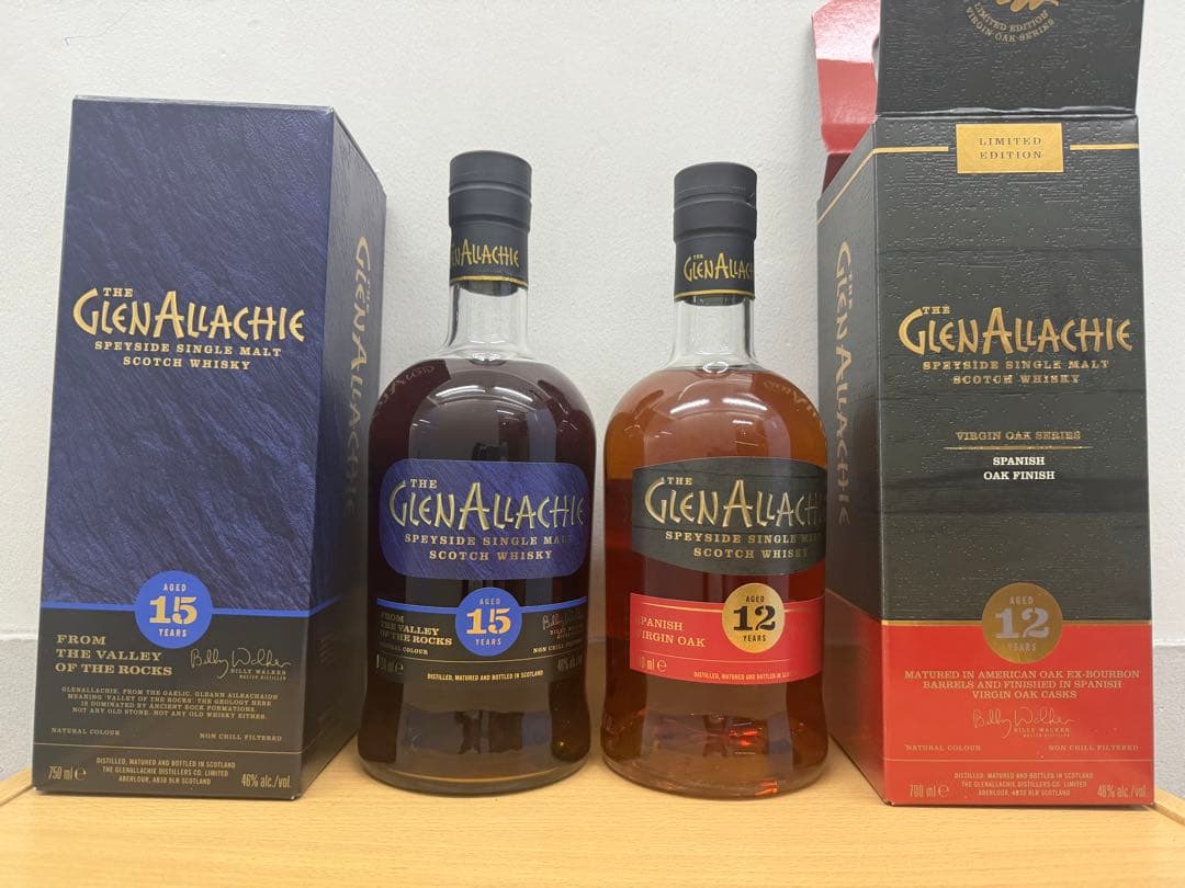 グレンアラヒー　2本セット 15年　12年 スパニッシュバージンオーク