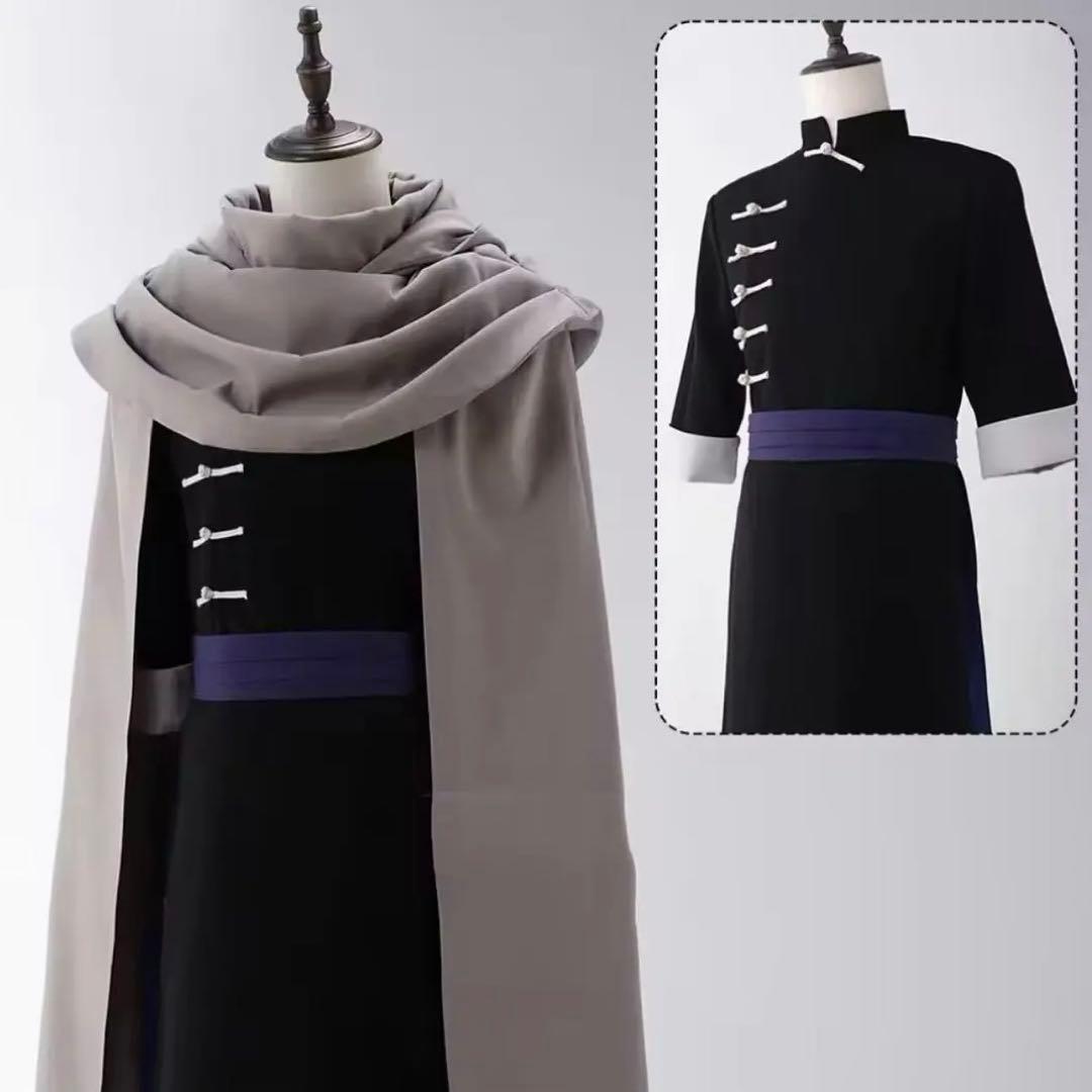 銀魂 神威 コスプレ フード マント チャイナ 神楽 M 中華