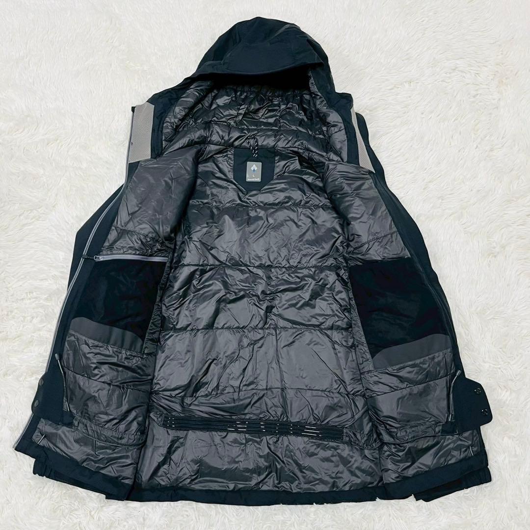 モンベル パウダーグライド パーカ Men's ブラック　L　廃盤