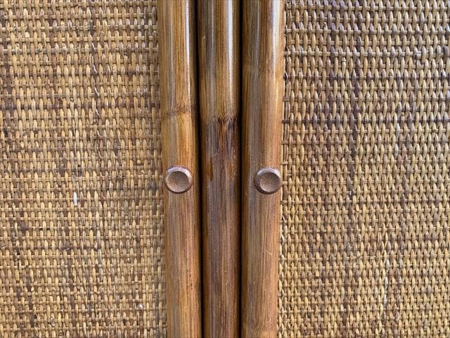 昭和レトロポップ｜ヴィンテージラタン｜オープンシェルフ｜キャビネット｜