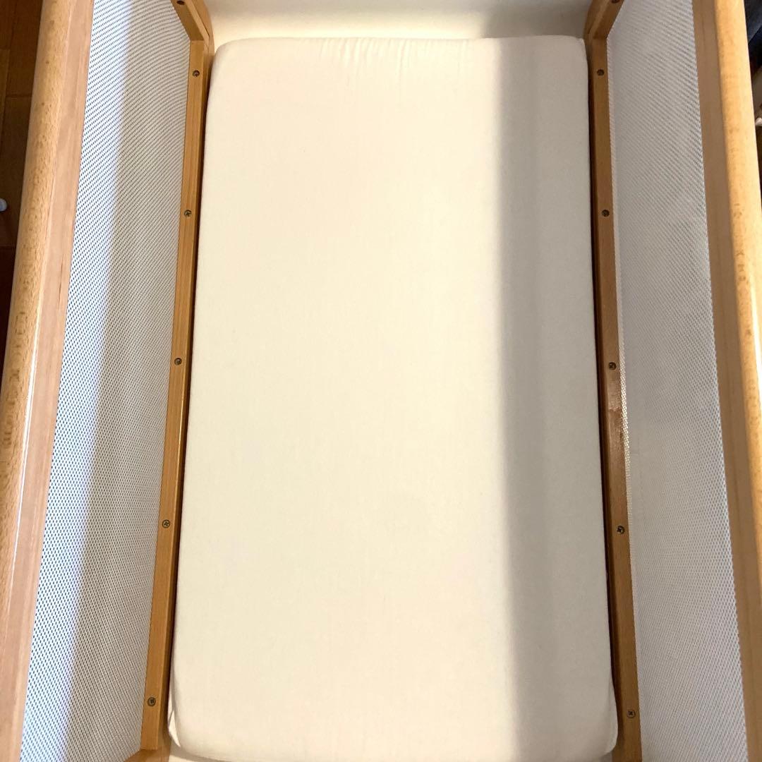 yamatoya リリワゴン2 ホワイト ベビーベッド