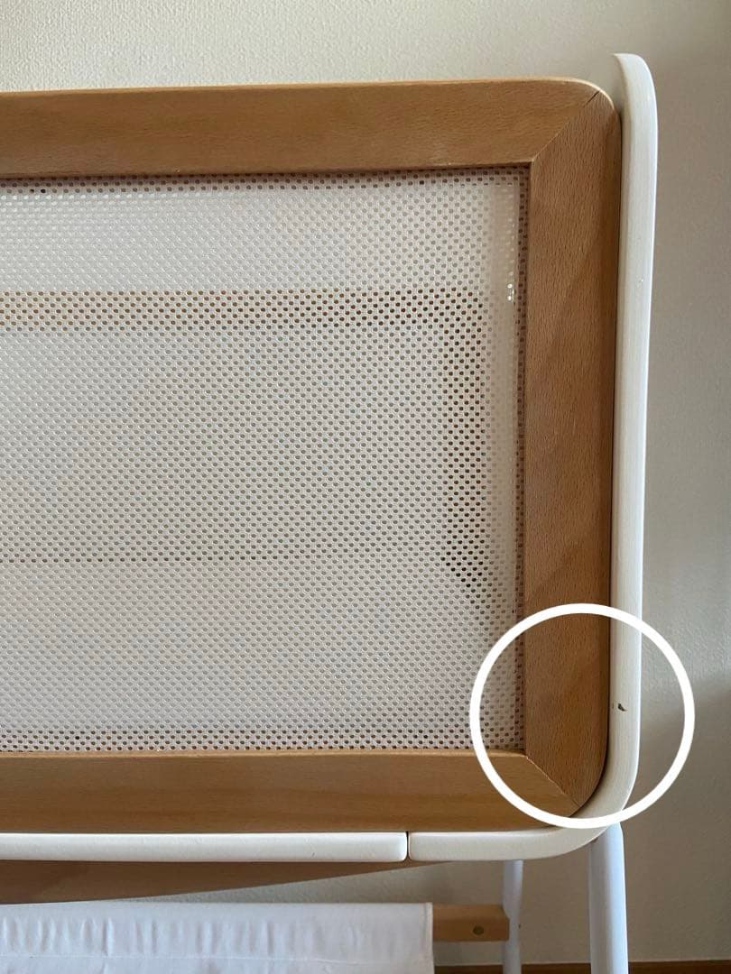 yamatoya リリワゴン2 ホワイト ベビーベッド