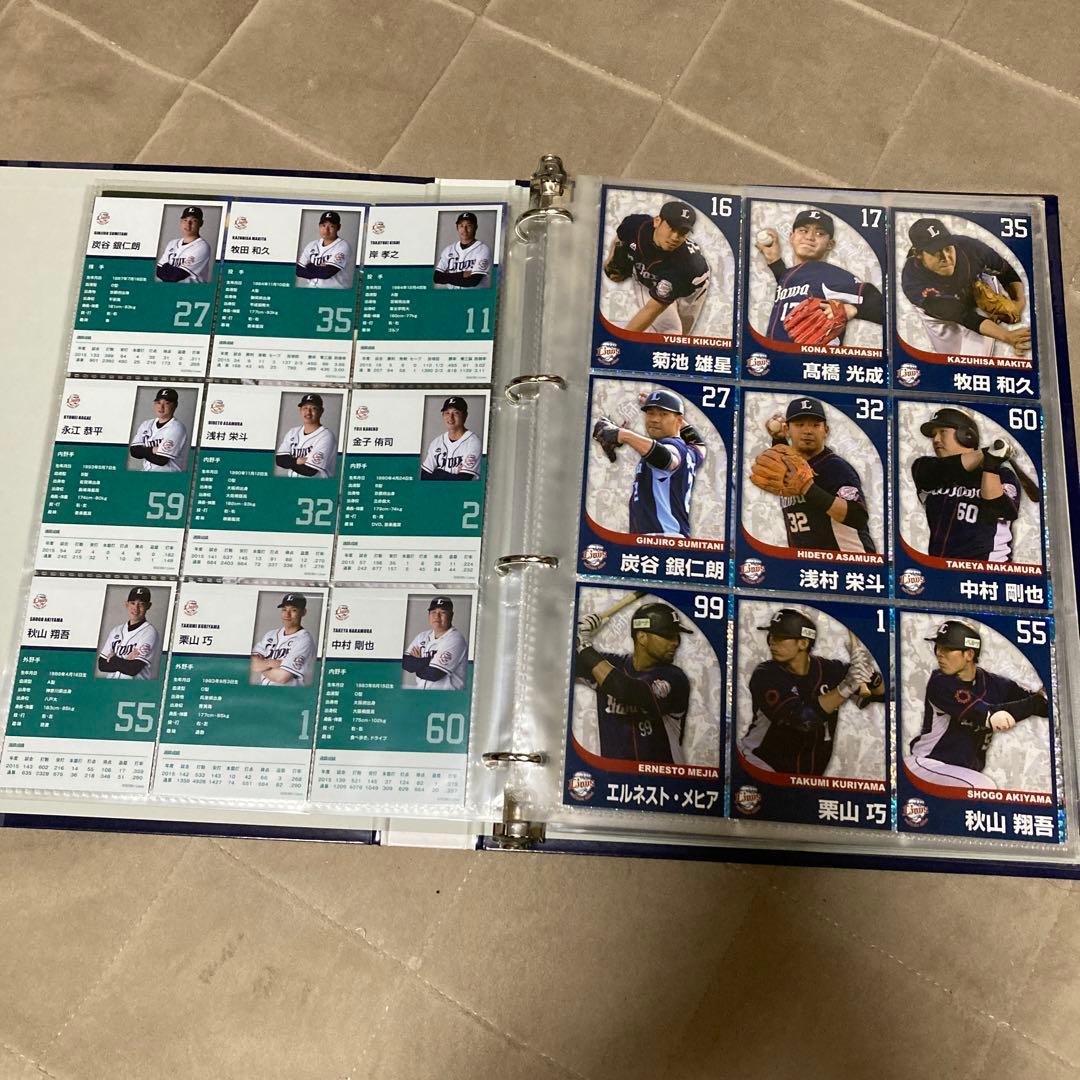 埼玉西武ライオンズ　カード　2008〜2018年　バインダー２冊