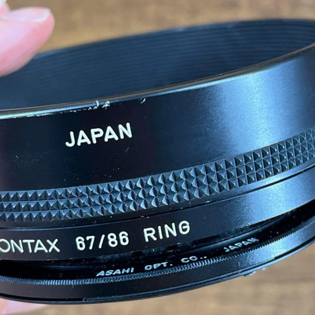 CONTAXコンタックス　67/86 RING メタルフード3　PENTAX67