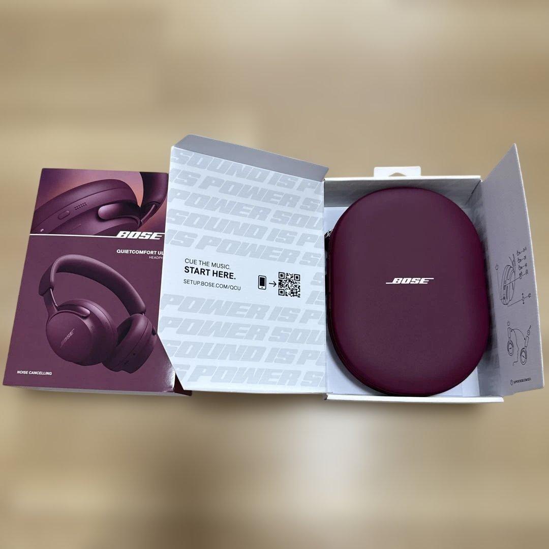 Bose QuietComfort Ultra ワイヤレスヘッドホン　ピンク