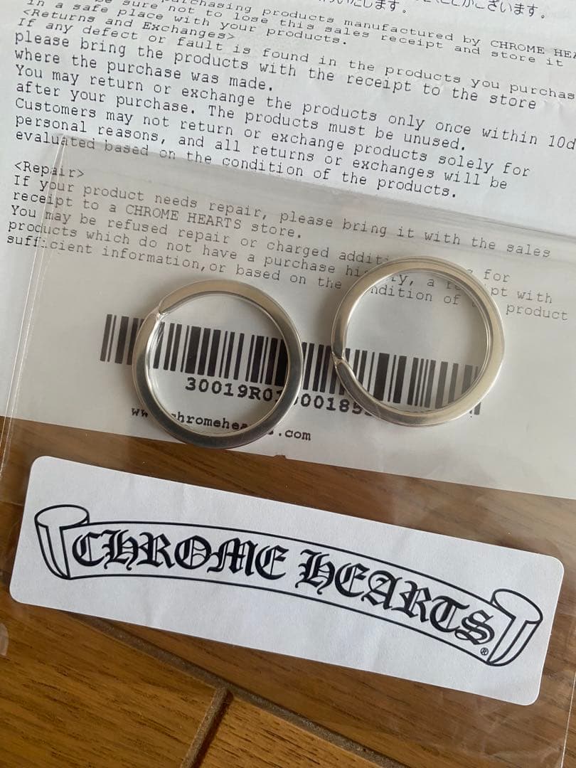 や*ん様 クロムハーツ スプリット キーリング ウォレットチェーン キーホルダー