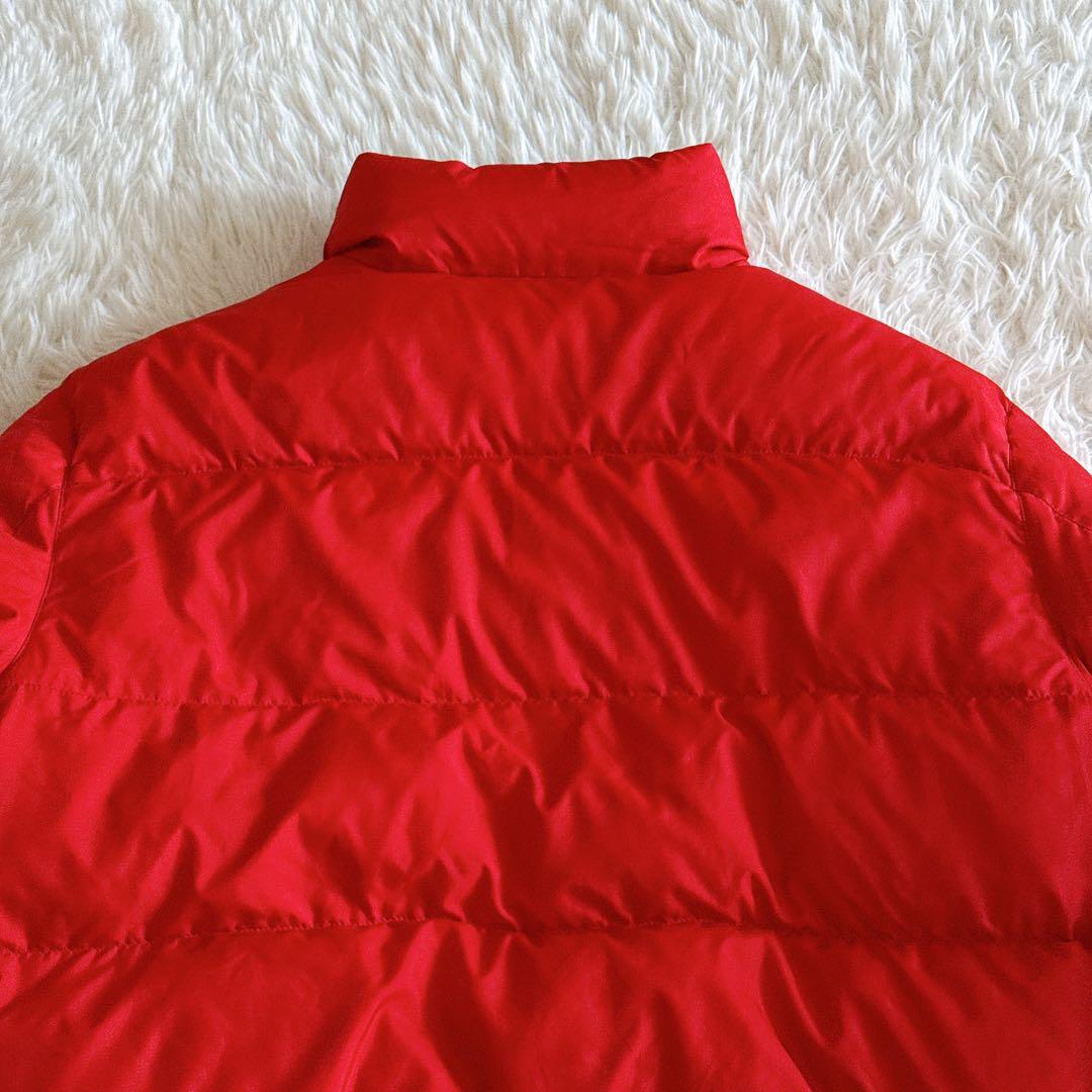 Lサイズ✨ポロラルフローレン ダウンジャケット イエローポニー刺繍 メンズ 赤