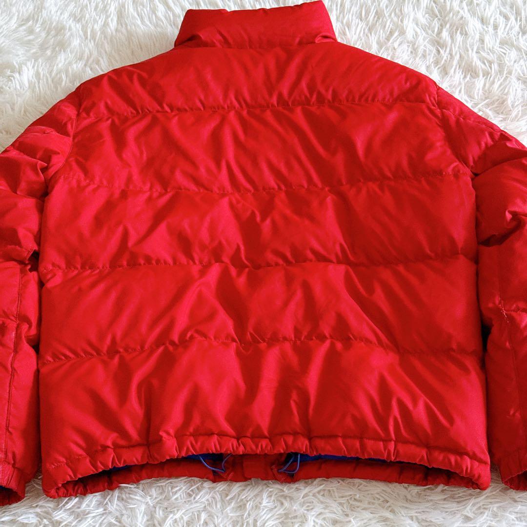 Lサイズ✨ポロラルフローレン ダウンジャケット イエローポニー刺繍 メンズ 赤