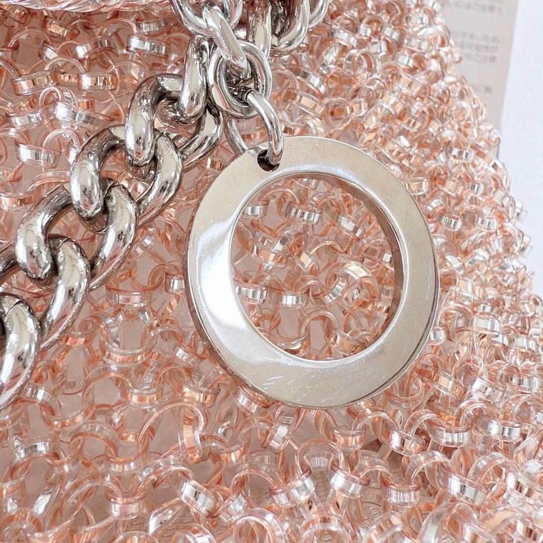 新品未使用　アンテプリマ　マチ付きリナッシェレ　ローズシルバーゴールド