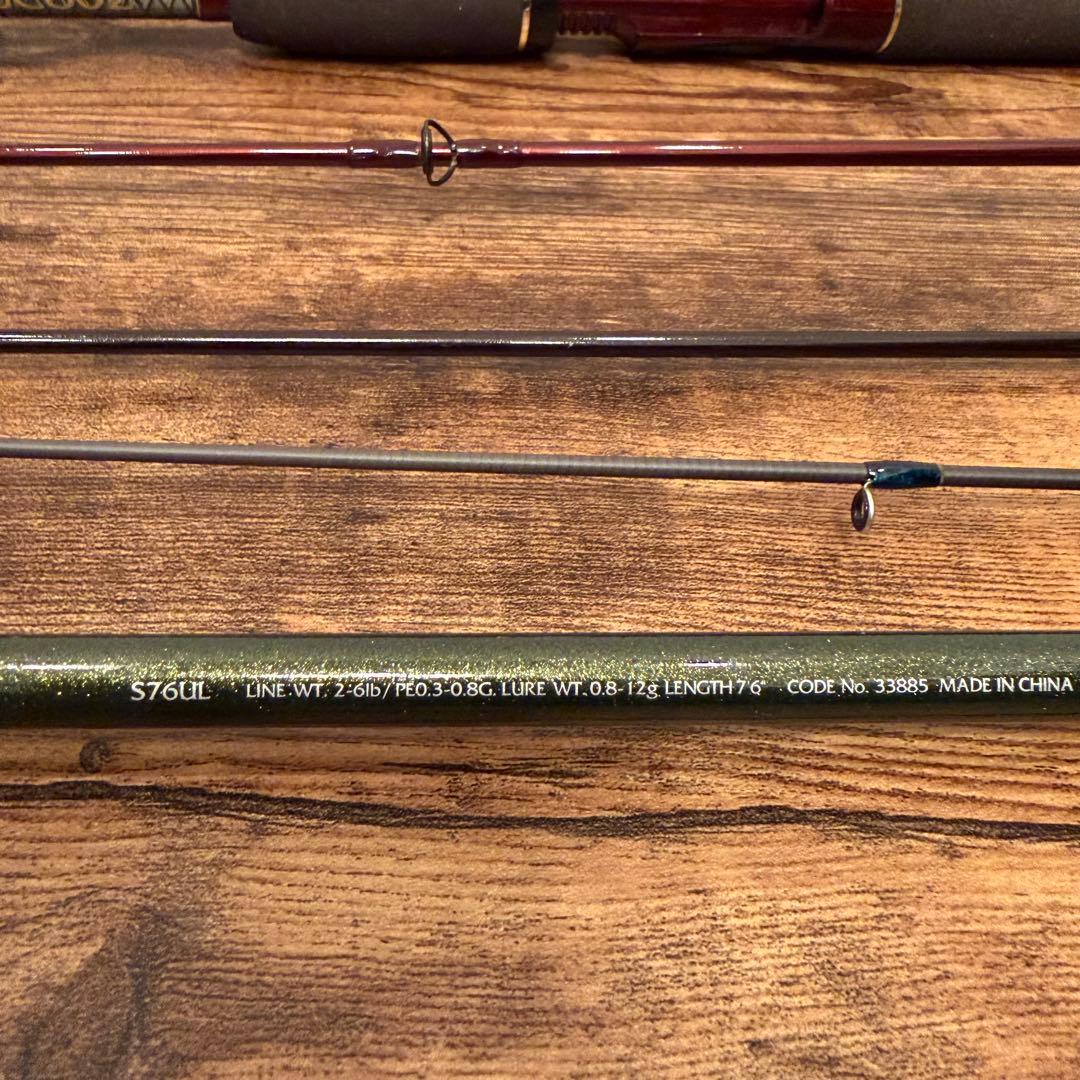 シマノSHIMANO アジングロッド リールセットエギングバス