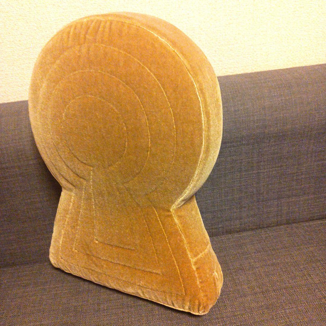 宇宙椅子　古墳クッション　グリーン　　　Mサイズ　前方後円墳　奈良