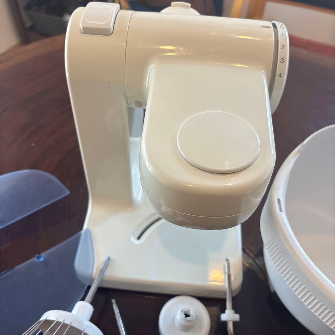 BOSCHホワイト コンパクトミキサー 5段階スピード設定