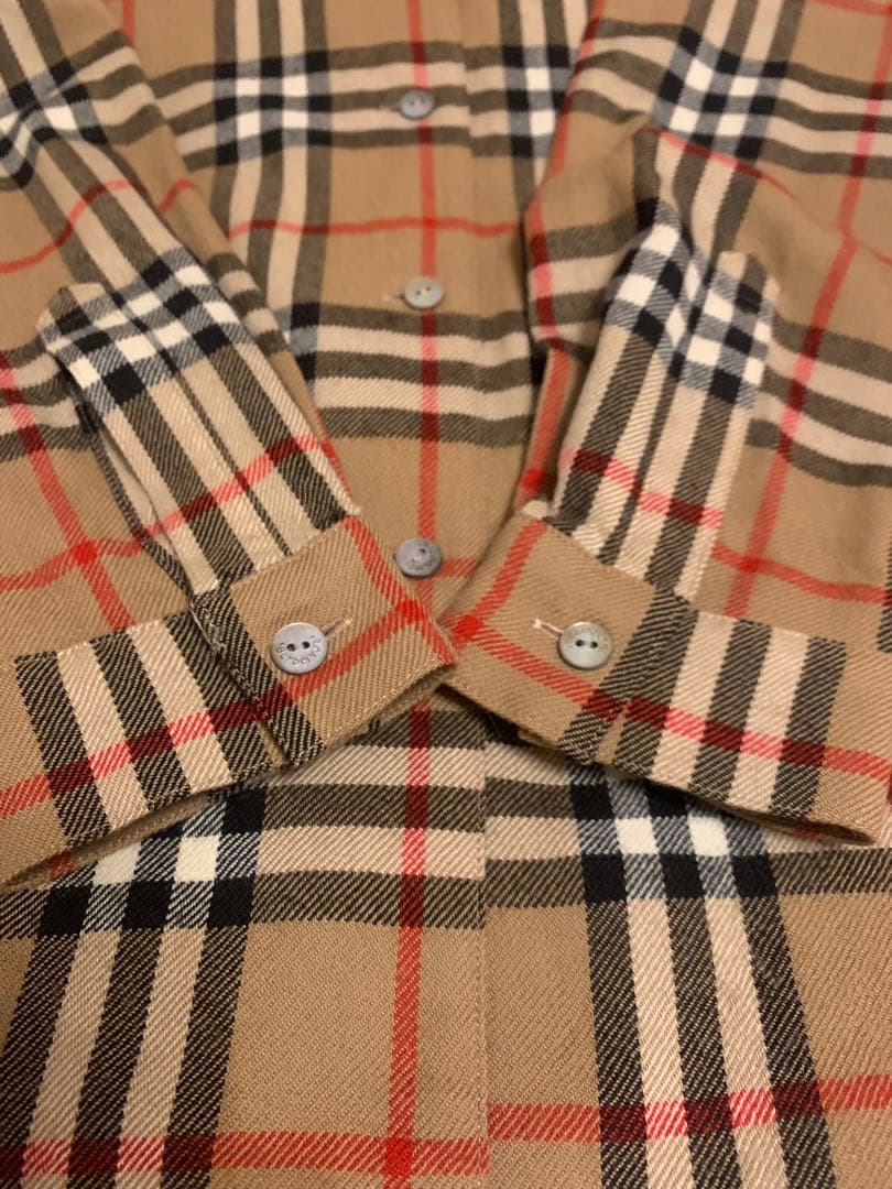 Burberry チェック柄 長袖シャツ