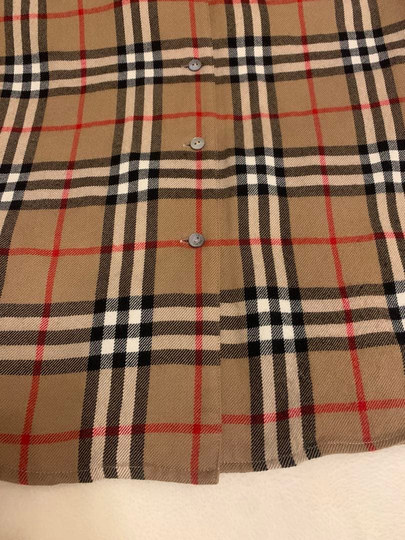 Burberry チェック柄 長袖シャツ