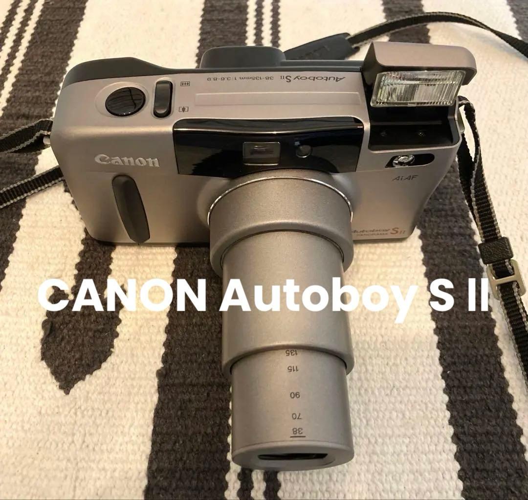 ◆動作確認済み美品CANON Autoboy S Ⅱ キャノン フィルムカメラ