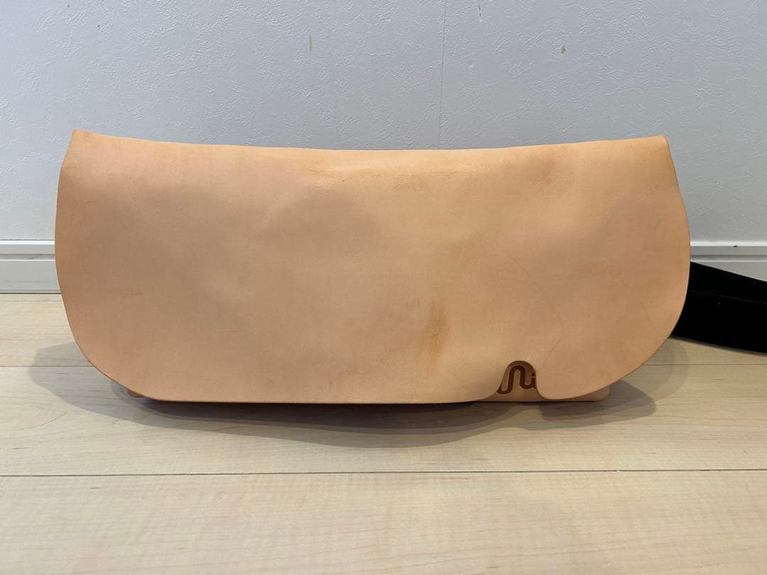 uni&co メッセンジャーバッグ M ナチュラル 専用バッグカバー付き