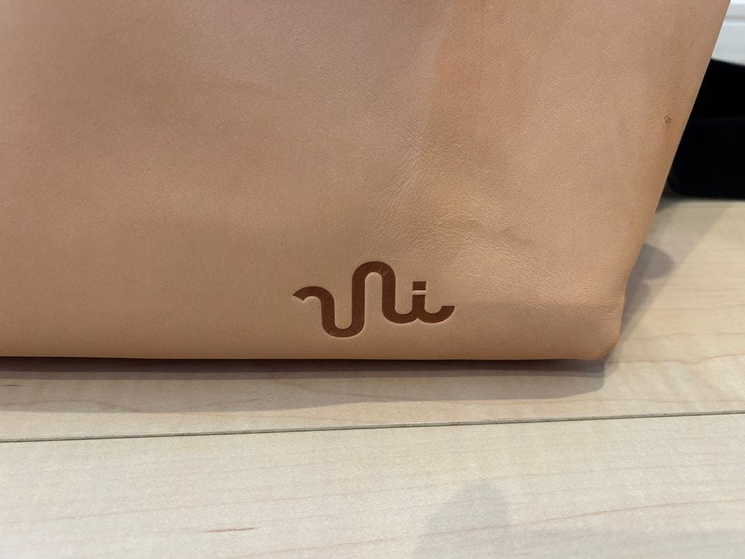 uni&co メッセンジャーバッグ M ナチュラル 専用バッグカバー付き