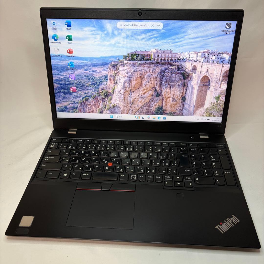 ThinkPad L15 Gen1 10世代 i5 8GB 256GB オフィス