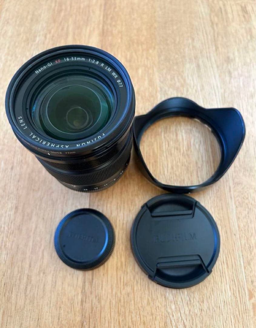 Fujifilm XF16-55mmF2.8 R LM WR 保護フィルタ付