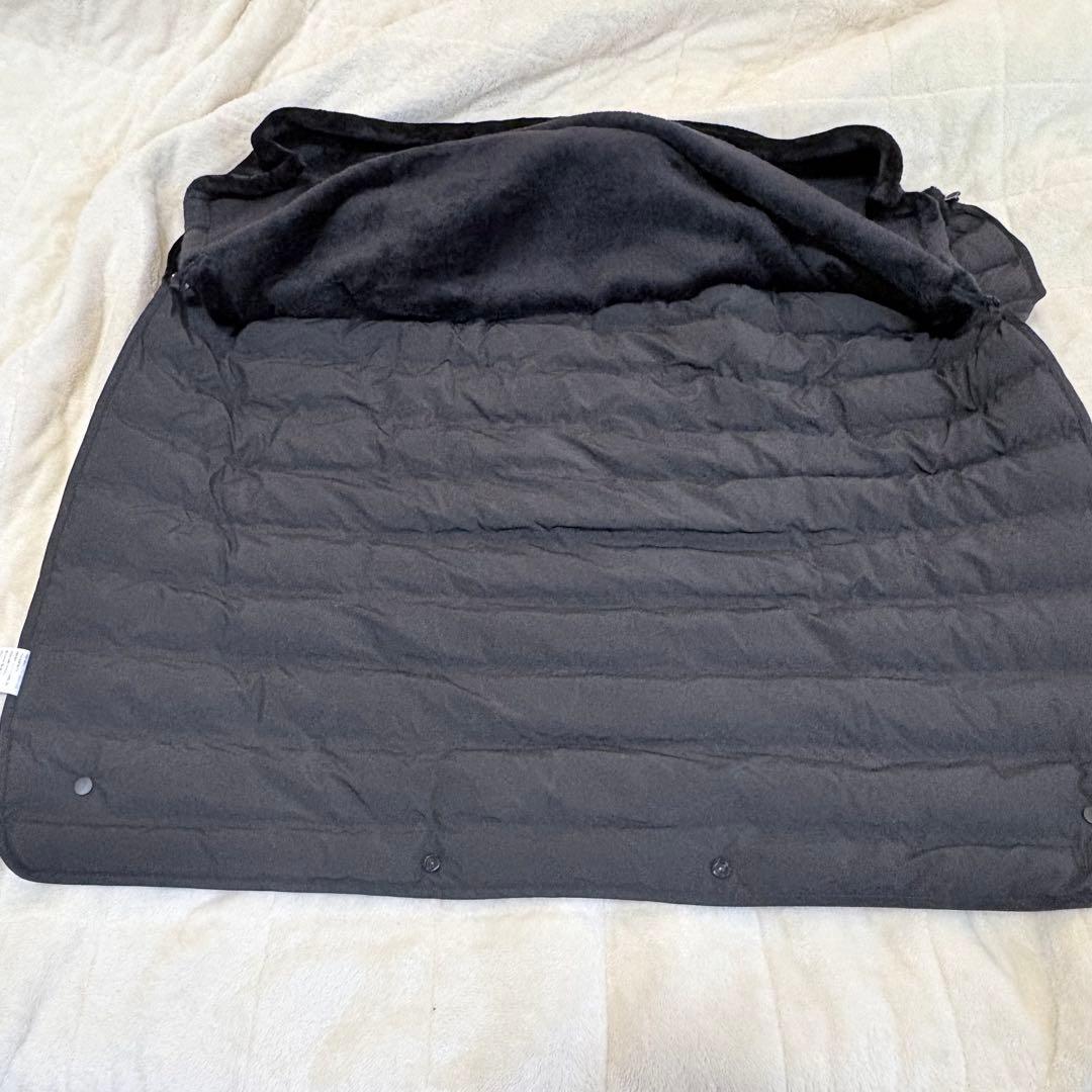 [美品] AIRBUGGY マルチライトケープ ジェットブラック　防寒ケープ