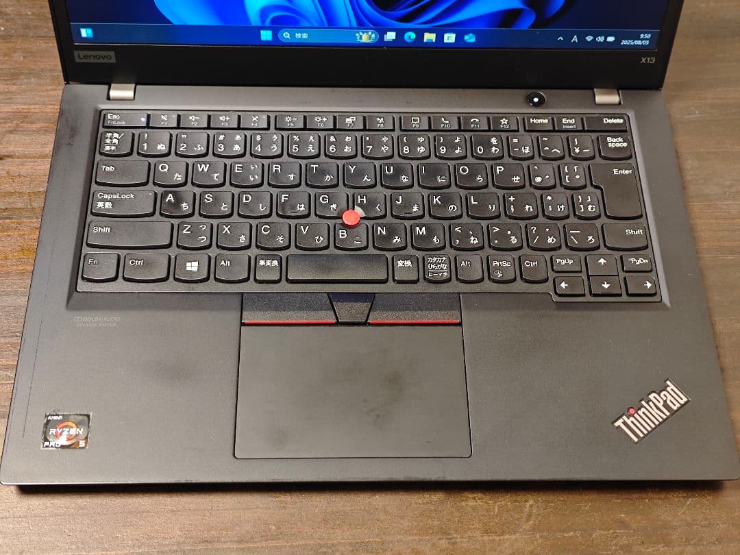 Windowsノート本体 Lenovo ThinkPad X13 Gen1 Ryzen5 1TB 32GB