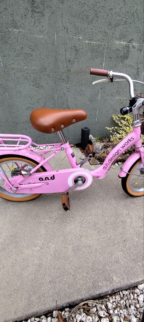 子供用自転車 ピンク バスケット付き　16インチ