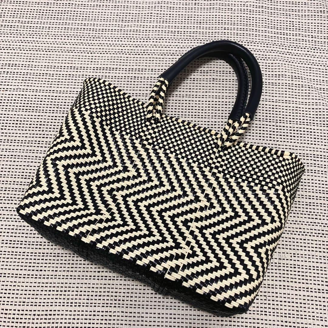 WOVEN ウーヴン　メキシコ製 バスケットバッグ メルカドバッグ かごバッグ