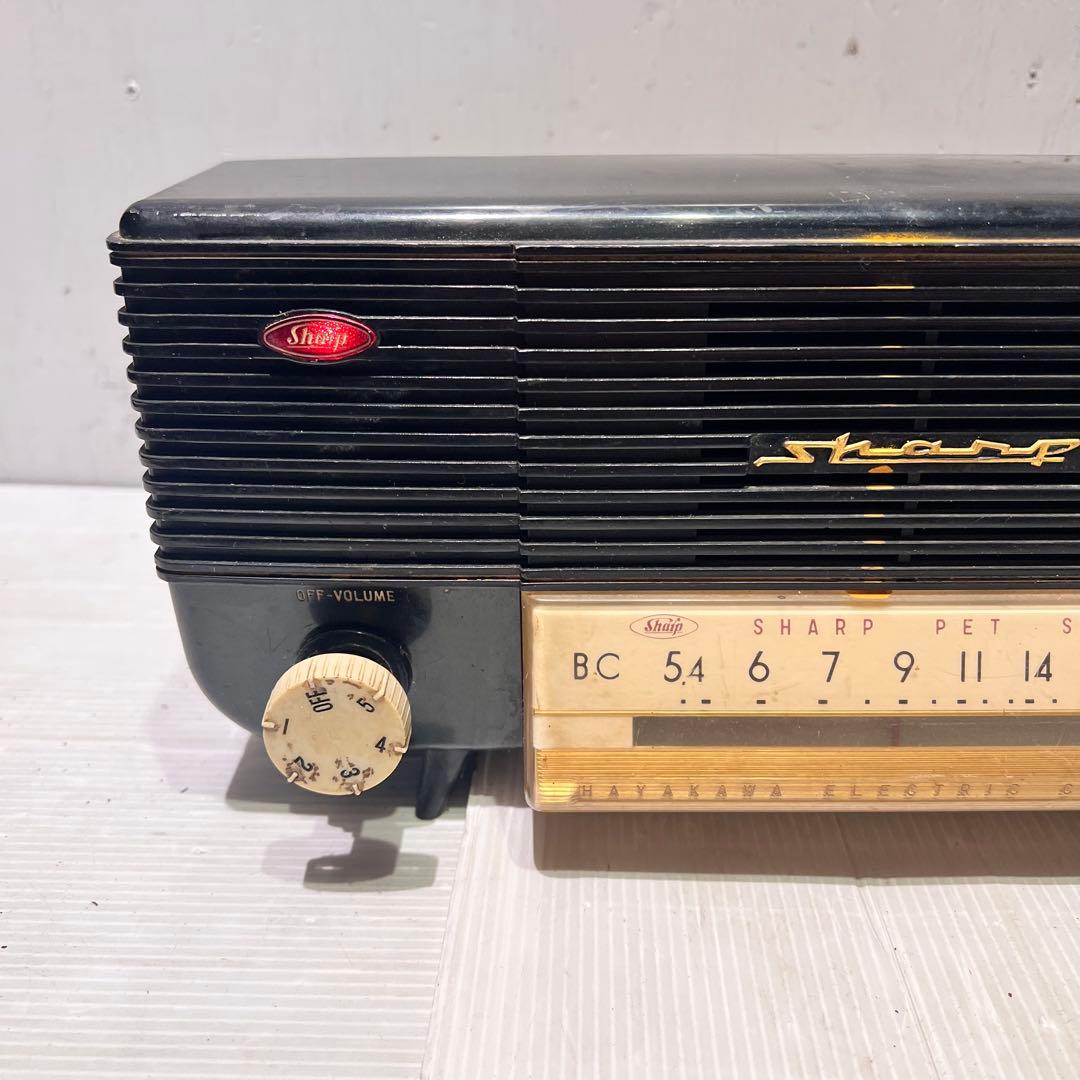 真空管ラジオ　シャープラジオ　 5M-108型　年代物　可動品　昭和レトロ