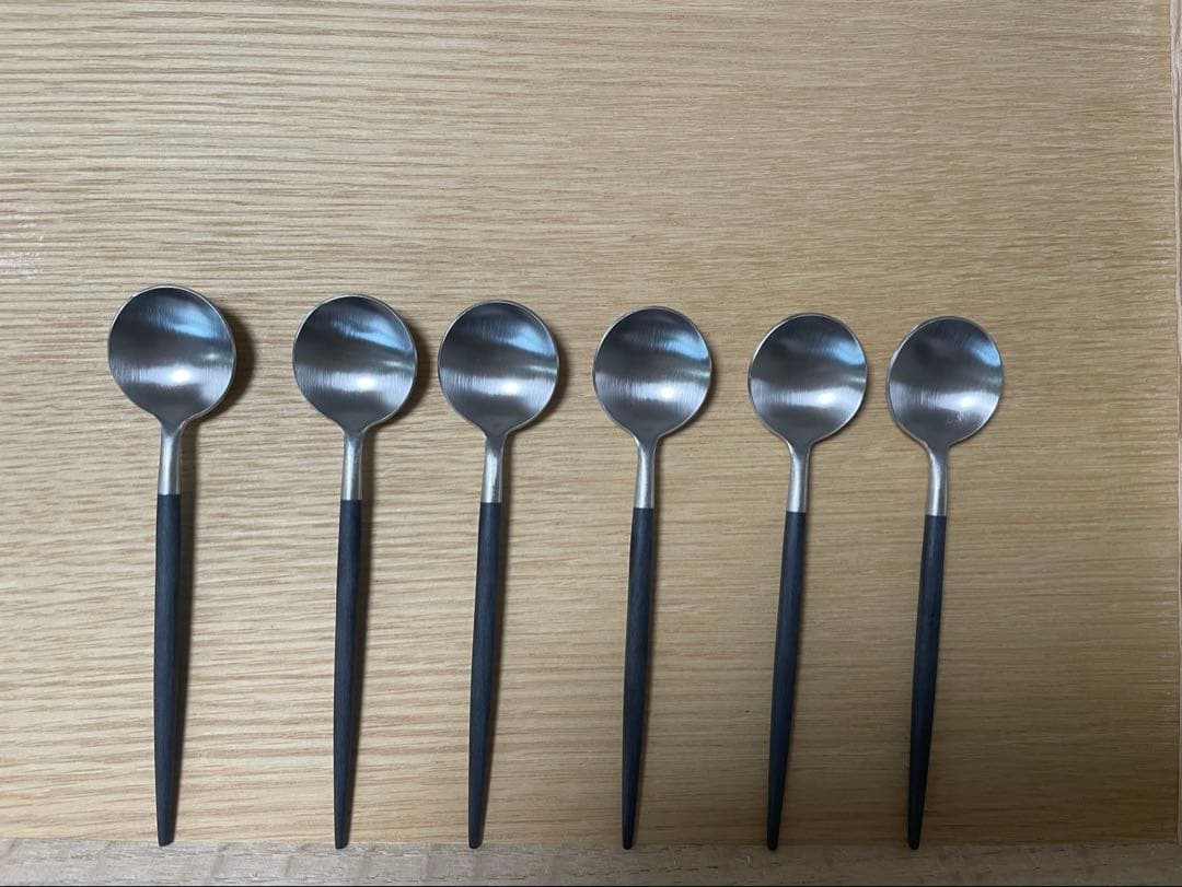 クチポールGOA ブラックシルバー 36pcsカトラリーセット ポルトガル製