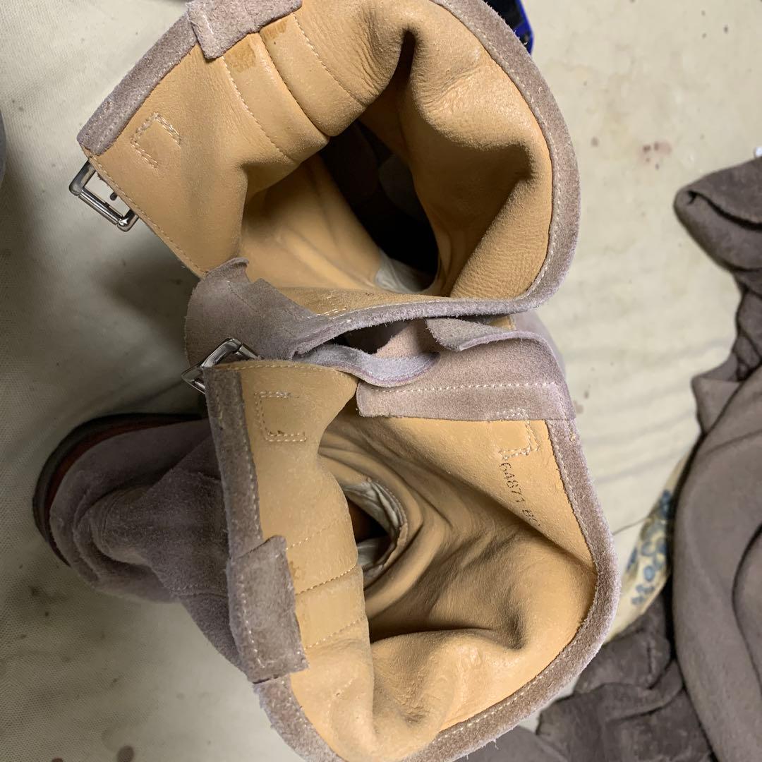 ルードギャラリー スエード ベージュ エンジニアブーツ