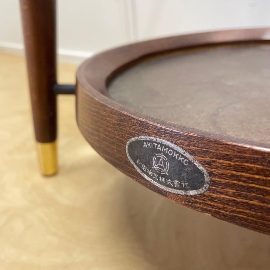 秋田木工 ポールハンガー① 木製コートハンガー 傘立て 洋服掛け ビンテージ