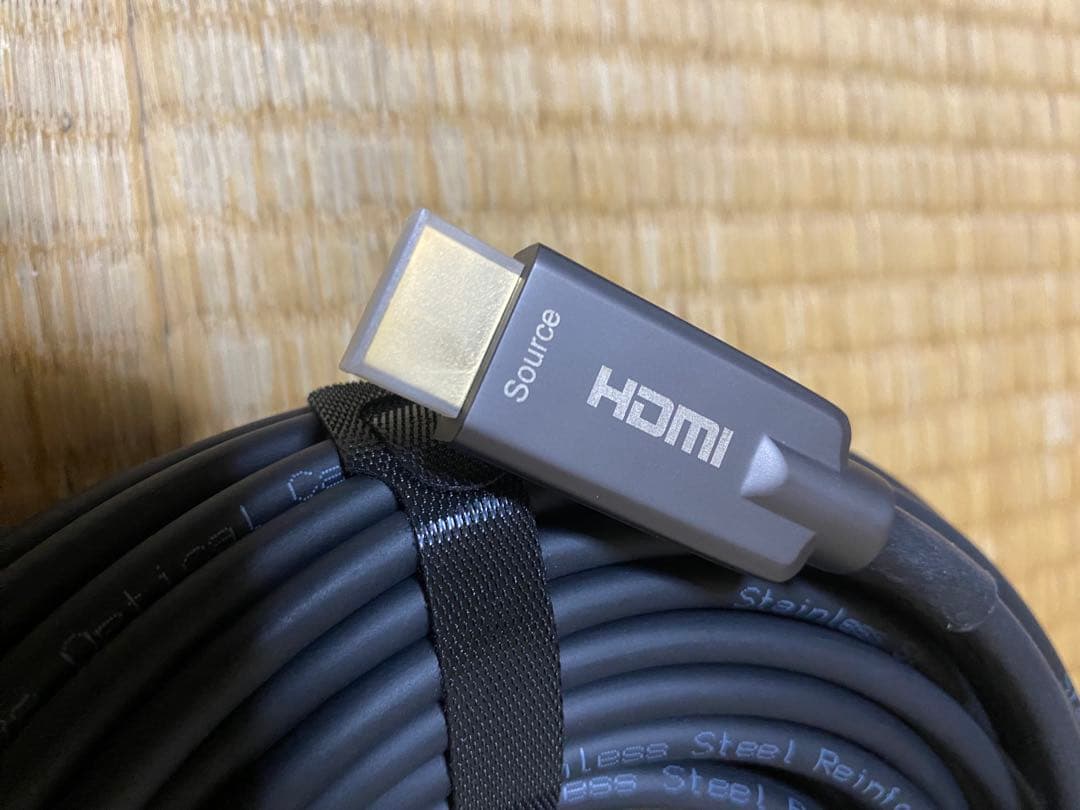 美品 ジャパンマテリアル HDMI光アーマーケーブル 30m JM-AM0030