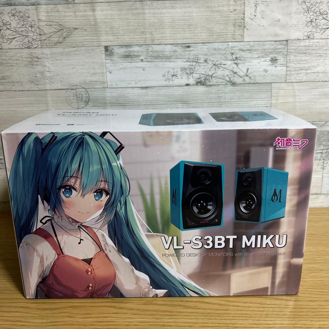 【色褪せあり】 TASCAM VL-S3BT MIKU デスクトップモニター