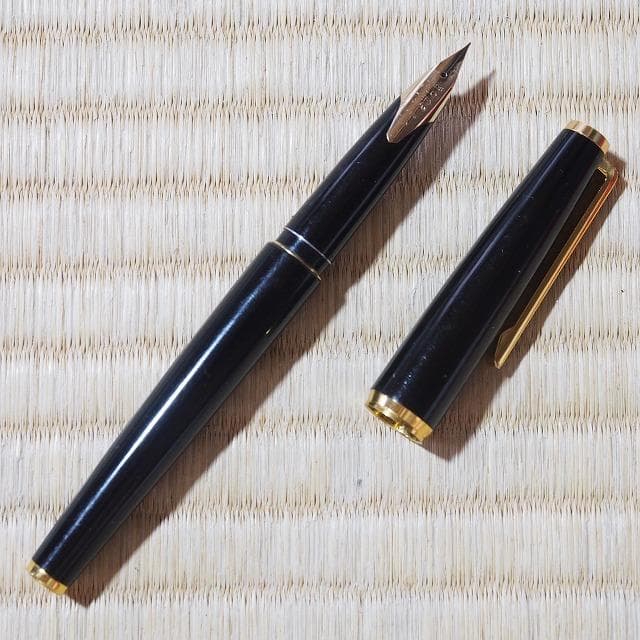 2代目 極細 パイロット カスタム 万年筆 14K ニブがでかい EF