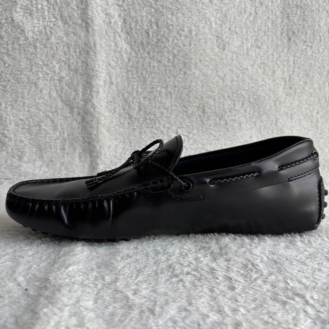 ✨️未使用級 TOD'S トッズ ドライビングシューズ 26.5㎝ レザー 黒