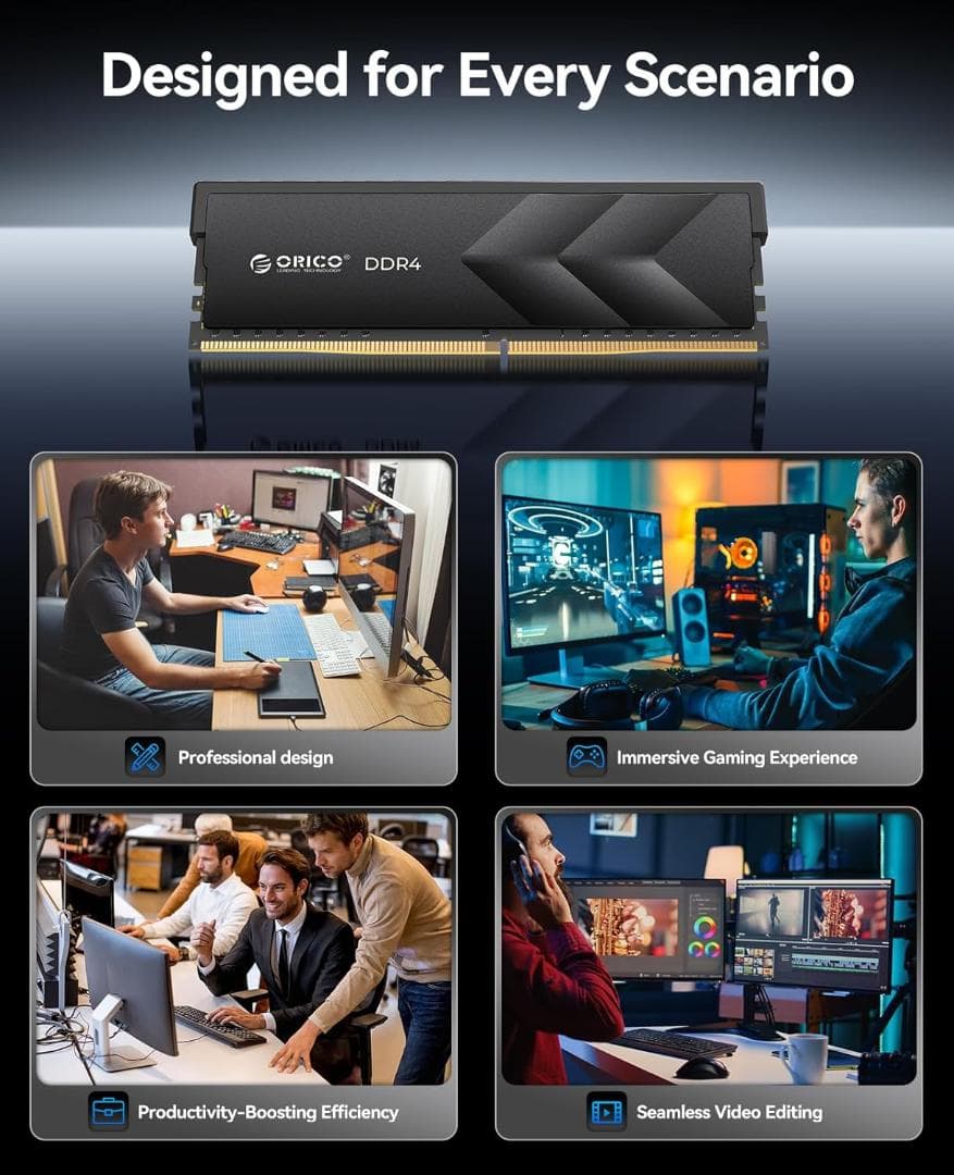 ORICO Raceline Racer DDR4メモリ開封未使用