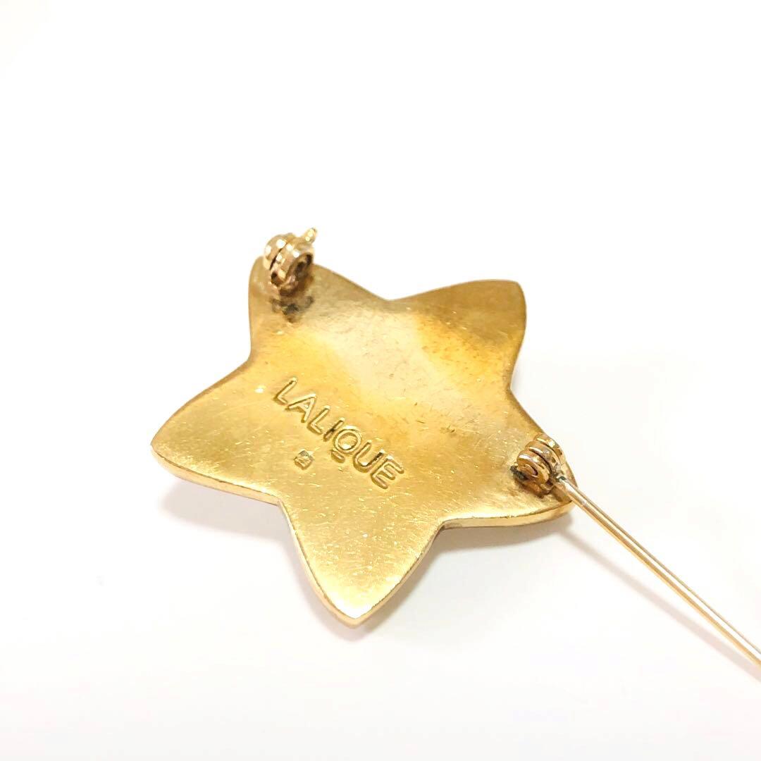 LALIQUE ラリック ヒトデ スター ブローチ J256001